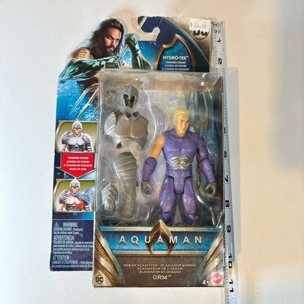 Mattel DC Aquaman Movie Ocean Gladiator Orm Action Figure Hydro-Tek FYJ63